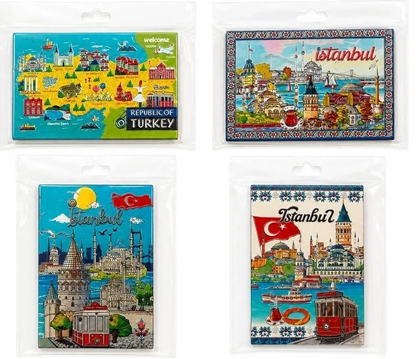 İstanbul Temalı Silikon Buzdolapı Süsü Magnet Alk5815 ürün görseli 1