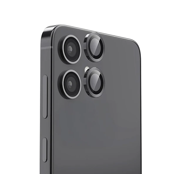 Samsung Galaxy A06 Raze Metal Kamera Lens - Siyah ürün görseli 1