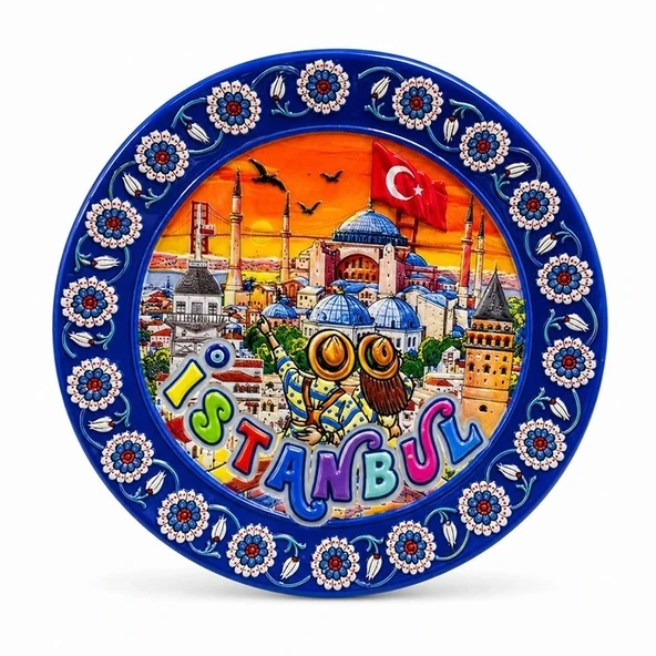 İstanbul Temalı Seramik Magnet Alk5855 ürün görseli 1