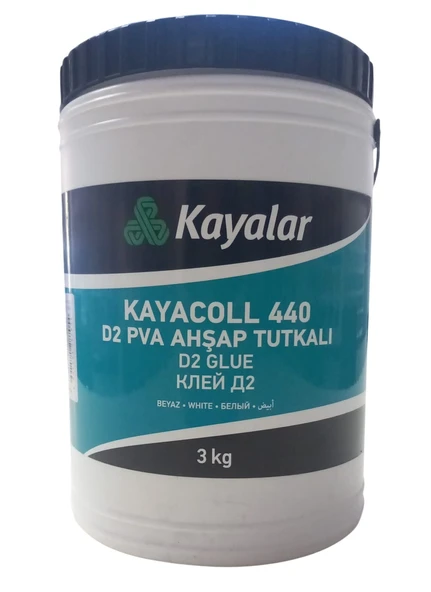KayaColl 440 D2 PVA Ahşap Tutkalı 3 kg ürün görseli 1