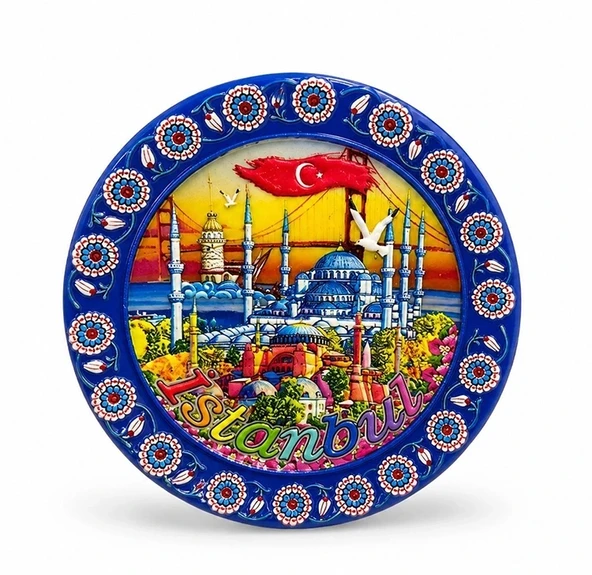İstanbul Temalı Seramik Magnet Alk5851 ürün görseli 1