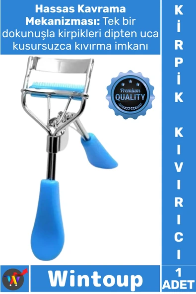 #KirpikKıvırıcı Profesyonel Göz Şekline Uygun Hassas Kavrama Esnek Silikon Pedi Lüks Kirpik Kıvırıcı ürün görseli 1