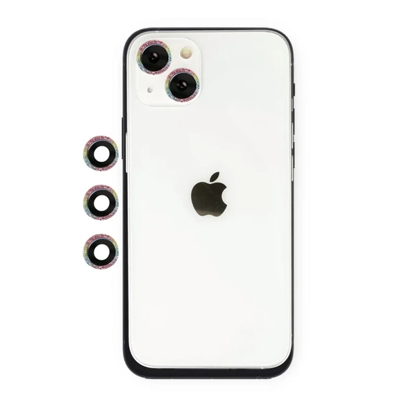 Apple İphone 14 Shine Kamera Lens - Rainbow ürün görseli 1