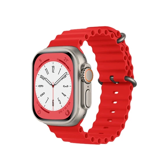 Apple Watch 42mm Ocean Kordon - Kırmızı ürün görseli 1