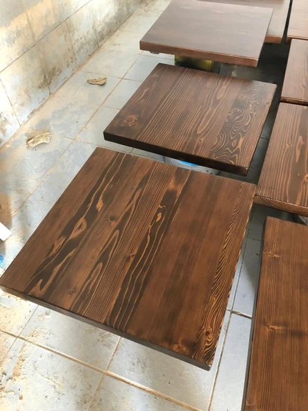 Kütük Masa Üstü 70X70.CM - Resim 2