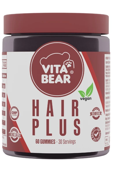 VITABEAR HAIR PLUS GUMMY 60 ürün görseli 1