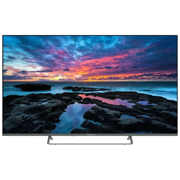 Profilo 50PA525EQG E Enerji Sınıfı 50" 127 Ekran Ultra HD Uydu Alıcılı Google Smart QLed Televizyon ürün görseli 1