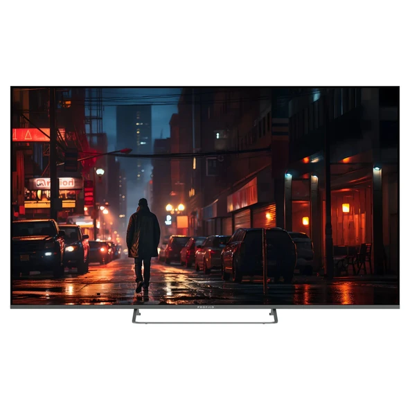 Profilo 65PA535EQG E Enerji Sınıfı 65" 165 Ekran Ultra HD Uydu Alıcılı Google Smart QLed Televizyon ürün görseli 1