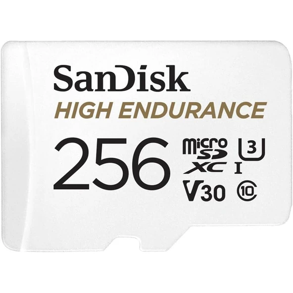 256GB SANDISK HIGH ENDURANCE MICROSD 100MB/S SDSQQNR-256G-GN6IA ürün görseli 1