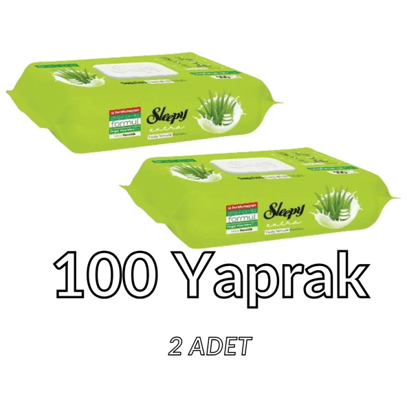 Aleo Vera Yüzey Temizleme Havlusu 100'LÜ ürün görseli 1
