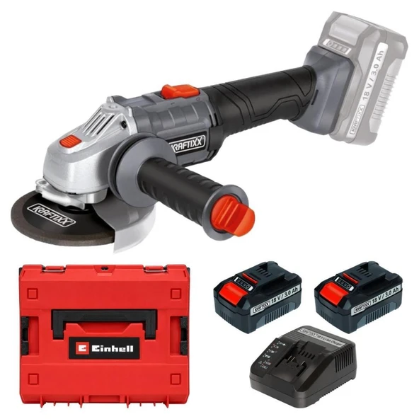 Kraftixx by Einhell KX-WS 18 Li Akülü Avuç Taşlama 2X3 Amper Çantalı Set ürün görseli 1