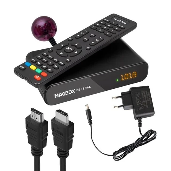 Magbox Federal TKGS'li HD Uydu Alıcısı Scart + HDMI Çıkışlı ürün görseli 1