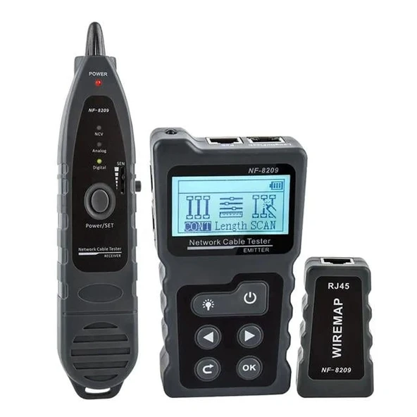 Noyafa NF-8209 Poe Destekli Kablo Bulucu ve Arıza Tespit Cihazı ürün görseli 1