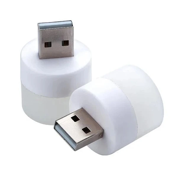 PowerMaster PM-20919 PowerBank İçin Taşınabilir USB Beyaz Led Gece Lambası ürün görseli 1