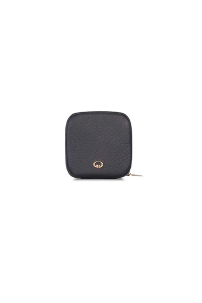 Guard Siyah Fermuarlı Deri Mini Aksesuar Çantası - XD-5279-C01-ST ürün görseli 1