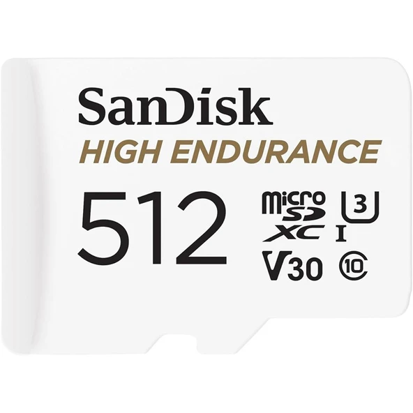 512GB SANDISK HIGH ENDURANCE MICROSD 100MB/S SDSQQNR-512G-GN6IA ürün görseli 1
