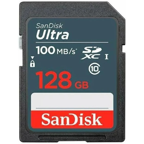128GB SANDISK ULTRA SDXC 100MB/S SDSDUNR-128G-GN3IN ürün görseli 1