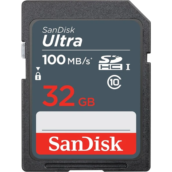 32GB SANDISK ULTRA SDHC 100MB/S SDSDUNR-032G-GN3IN ürün görseli 1
