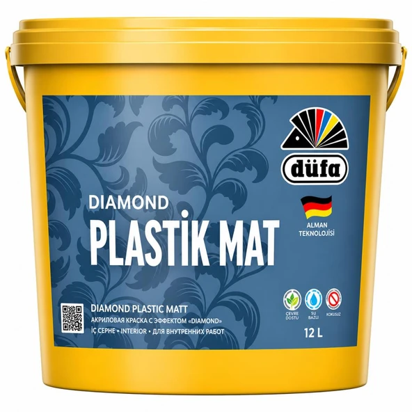 Düfa Diamond Plastik İç Cephe Boyası 20 Kg Beyaz ürün görseli 1