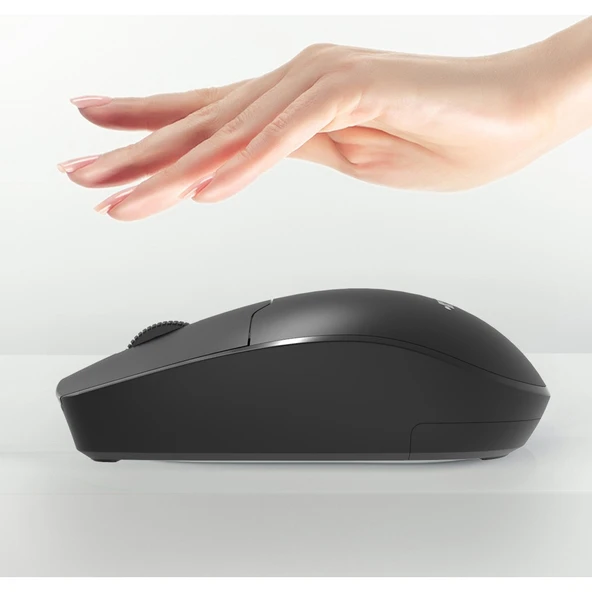 WS204 Kablosuz 1200DPI 3 Tuşlu Optik Siyah Mouse - Resim 5