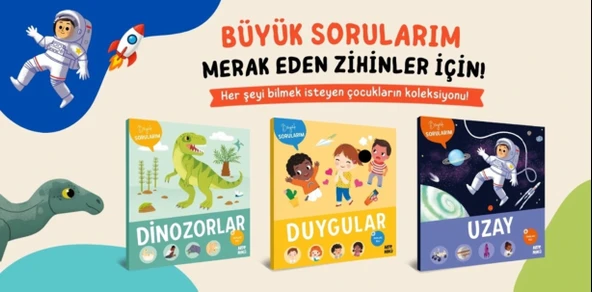 BÜYÜK SORULAR EĞLENCELİ YANITLAR 3' LÜ KİTAP SETİ ürün görseli 1