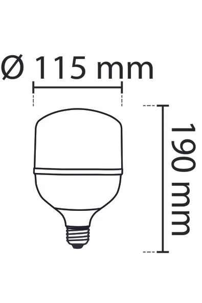 NOAS 40 W TORCH LED AMPUL BEYAZ - Resim 3