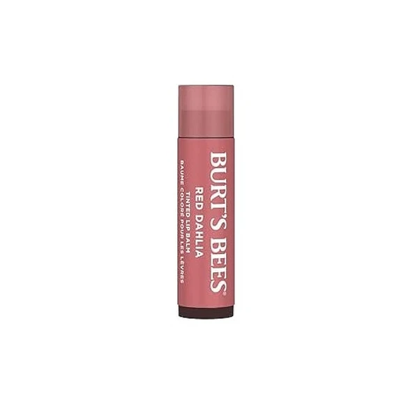 Burts Bees Tinted Lip Balm Red Dahlia - Renkli Dudak Bakım Kremi Vişne 4.25 g ürün görseli 1