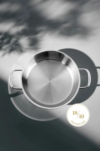 Silver 4 Parça Paslanmaz Çelik Sahan Seti (18-20 cm) - Resim 3
