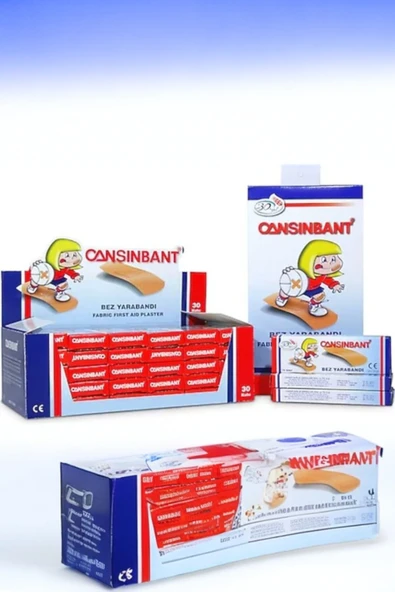 Cansınbant Bez Yarabandı 30'lu Paket (300 Adet) ürün görseli 1