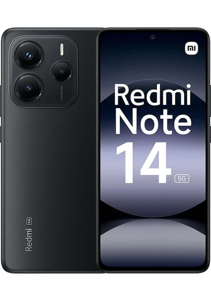 Xiaomi Redmi Note 14 5G 256 GB Siyah (Xiaomi Türkiye Garantili) ürün görseli 1