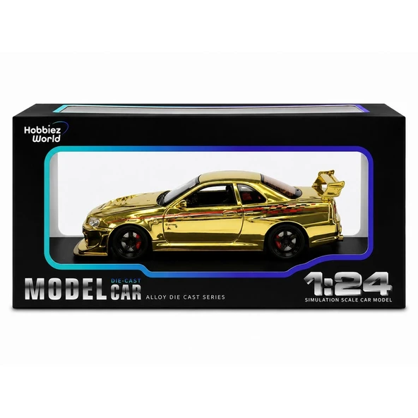 1/24 R34 GTR Model Araba ürün görseli 1