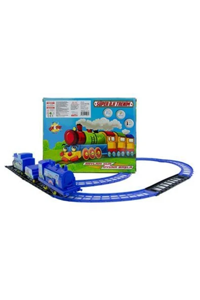 Pilli Tren Seti-mavi ürün görseli 1