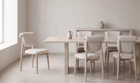 Eyfel Cappuccino Exclusive Ahşap Sandalye - Resim 9