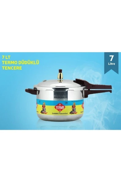 Alüminyum Düdüklü Tencere 7 Lt Litre - Resim 3