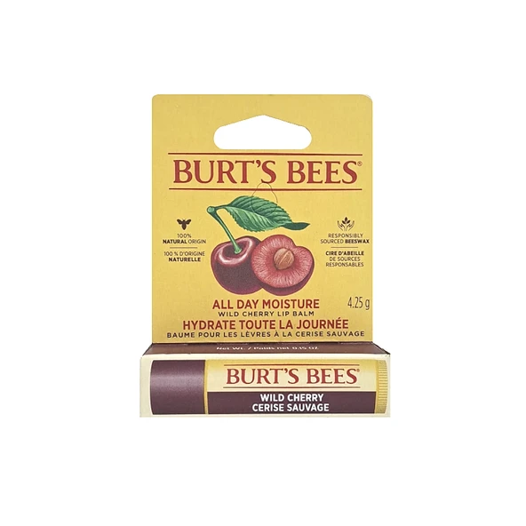 Burts Bees Cherry Lip Balm - Kiraz Aromalı Dudak Bakım Kremi 4.25 g ürün görseli 1