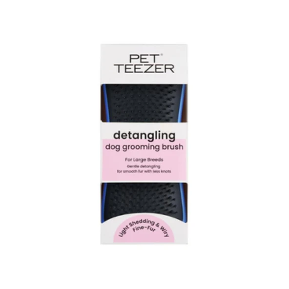 Pet Teezer Düğüm Açıcı Gri Köpek Fırçası ürün görseli 1