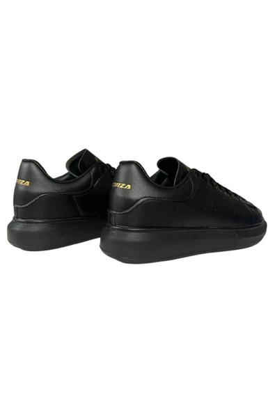 Forzaa Siyah Ortopedik Düz Taban Sneaker - Resim 6