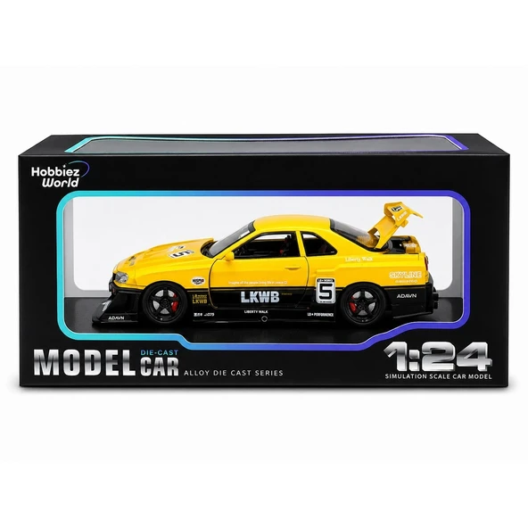 1/24 R34 Modified Edition Model Araba - Resim 3
