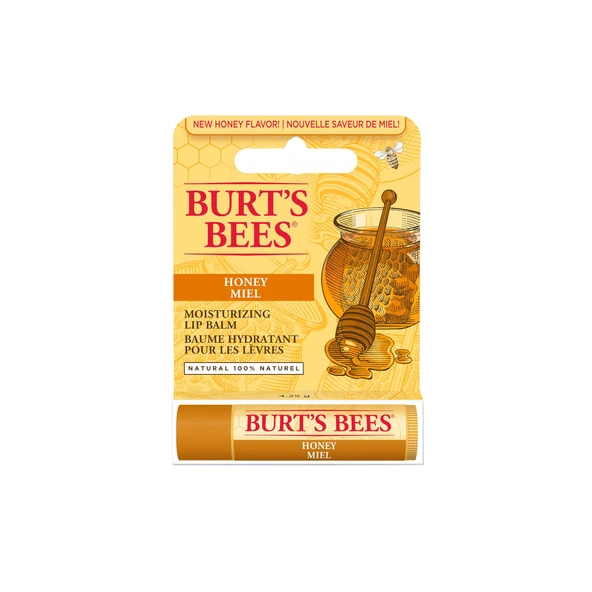 Burts Bees Honey Lip Balm - Bal Aromalı Dudak Bakım Kremi 4.25 g ürün görseli 1