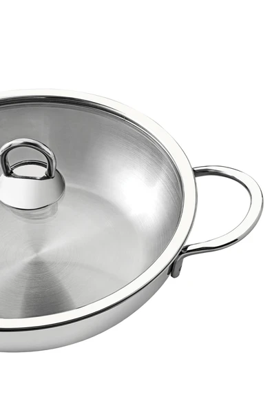Silver 4 Parça Paslanmaz Çelik Güveç Tipi Sahan Seti (18-20 cm) - Resim 5