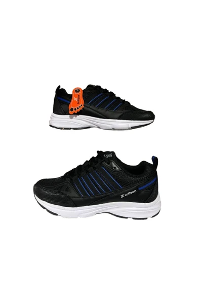 Lutton Siyah Unisex Ortopedik Günlük Spor Ayakkabı ürün görseli 1