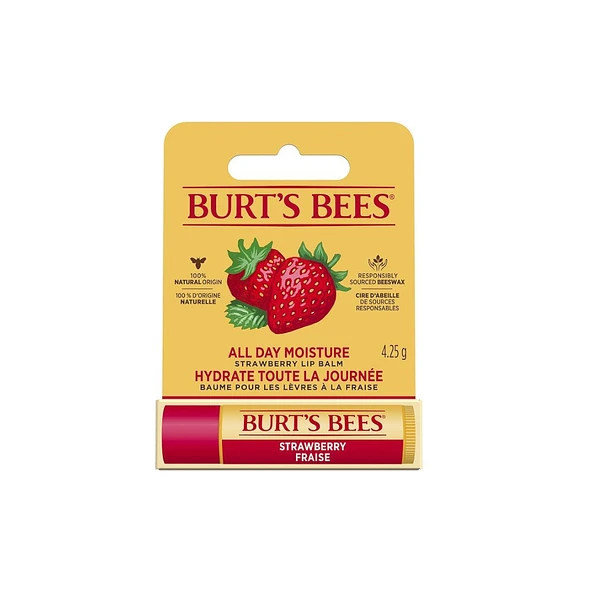 Burts Bees Strawberry Lip Balm - Çilek Aromalı Dudak Bakım Kremi 4.25 g ürün görseli 1
