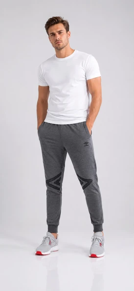 UMBRO North Pants Antrasit Erkek Pamuklu Eşofman Altı TD0024 ürün görseli 1