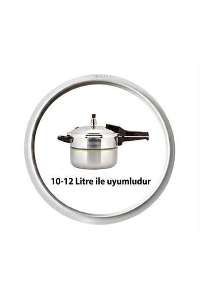 Termo ve Özay Uyumlu Düdüklü Tencere Kapak Lastiği Conta ( 10-12 Litre İçin ) Silikon Malzeme Kokusuz ürün görseli 1