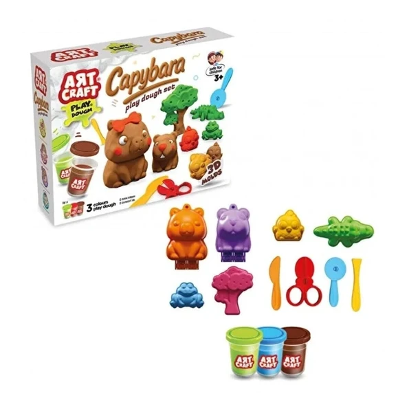 04136 ART CRAFT CAPY BARA HAMUR SET 168 GR - Resim 2