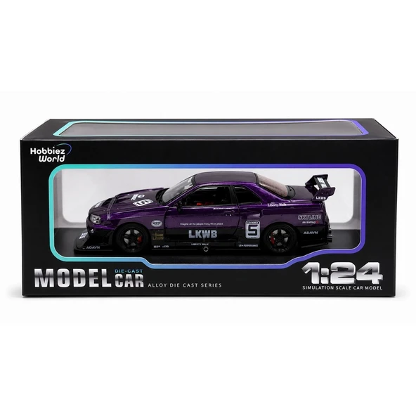 1/24 R34 Modified Edition Model Araba - Resim 4