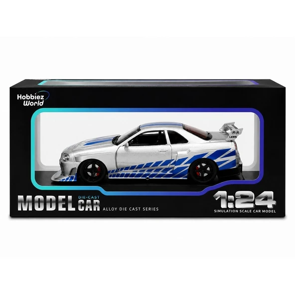 1/24 R34 Modified Edition Model Araba - Resim 6