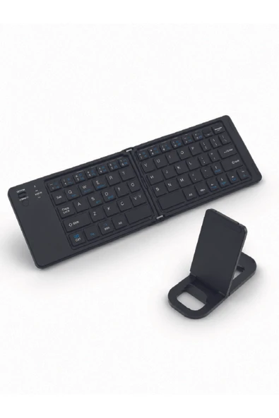 Taşınabilir Katlanabilir Bluetooth Klavye iOS Android Windows Uyumlu - Resim 3