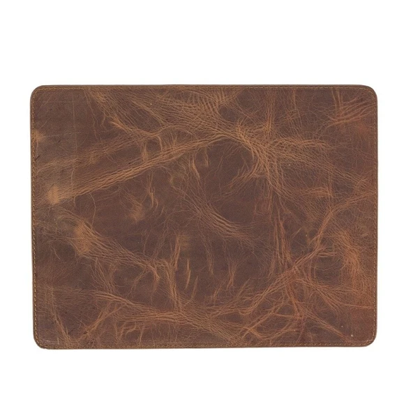 Desteksiz Deri Mouse Pad G2 Kahve - Resim 2