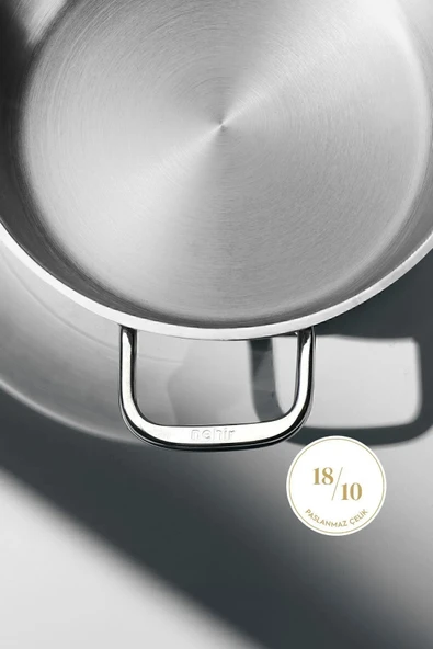 Silver 4 Parça Paslanmaz Çelik Sahan Seti (18-20 cm) - Resim 6